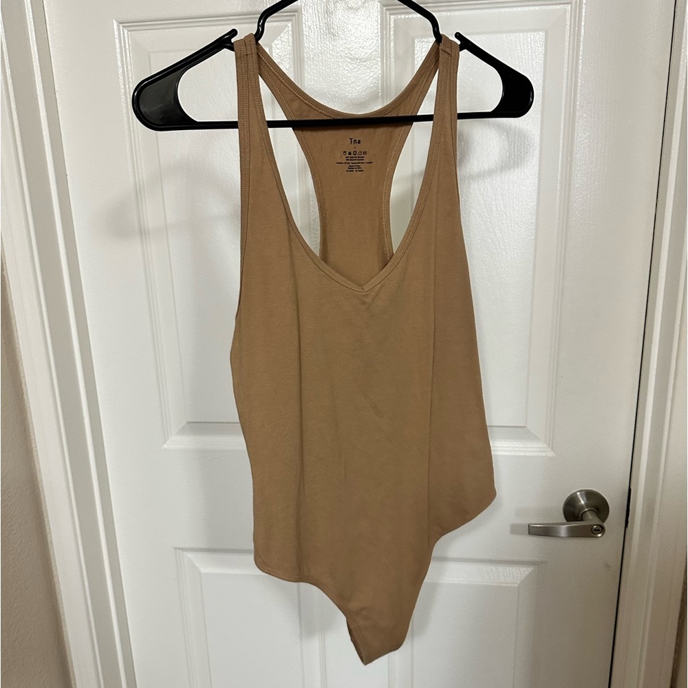 Aritzia TNA Biege Bodysuit